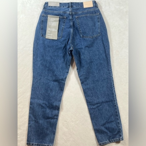 NWT Everlane Sz 31 Regular The Curvy 90’s Cheeky Straight Leg Jeans Medium Wash - Picture 7 of 14